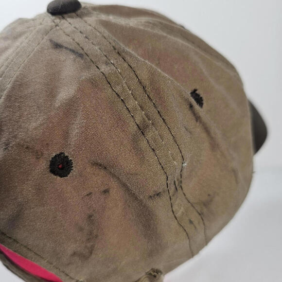 Union Pacific Railroad Brown Hat Cap OSFM Waxed Canvas NWT READ - Picture 6 of 12